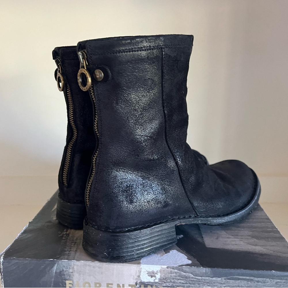 Fiorentini + Baker Even Eternity Leather Boots in Black - Size 40